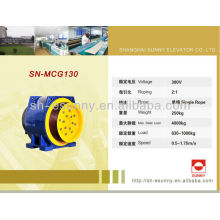 Aufzugsmotor-VVVF-Traktionsmaschine SN-MCG130 320kg-2500kg